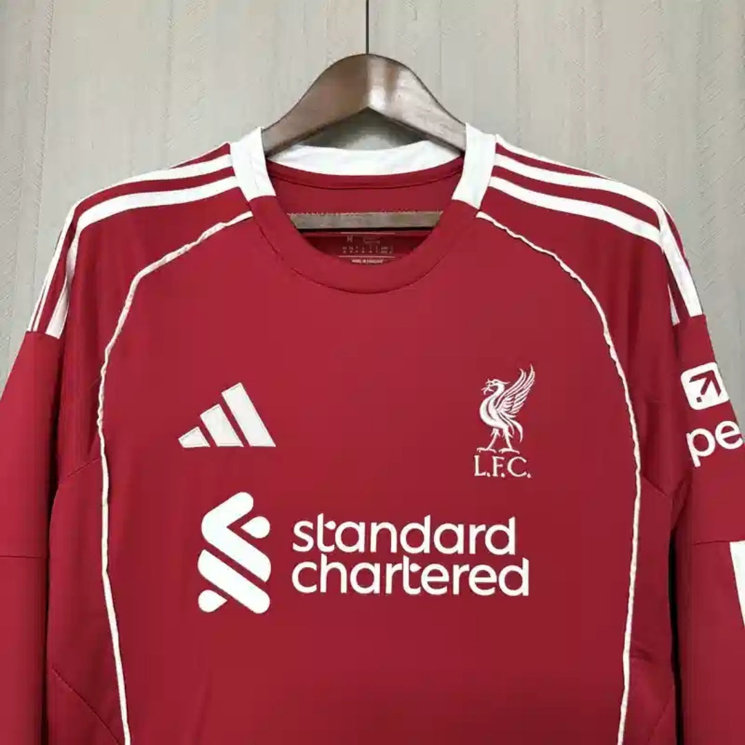 Maillot Liverpool domicile manches longues 25/26