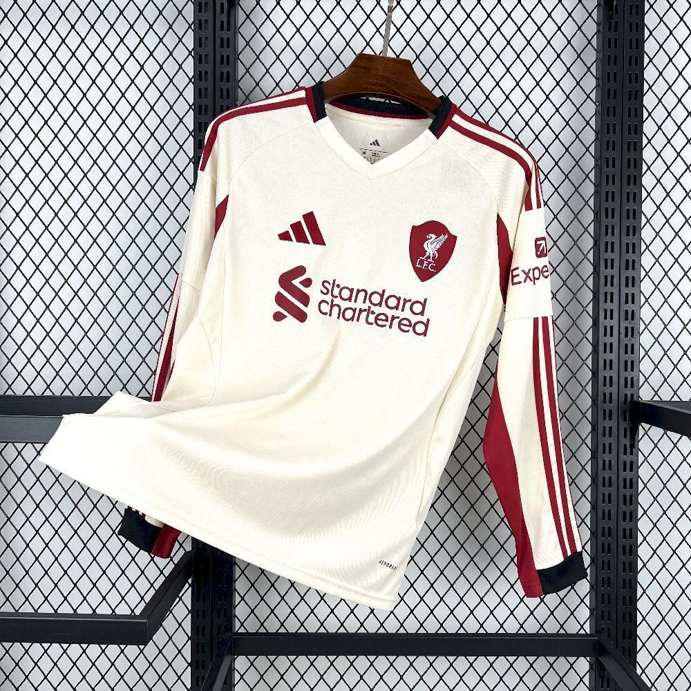 Maillot Liverpool extérieur manches longues 25/26