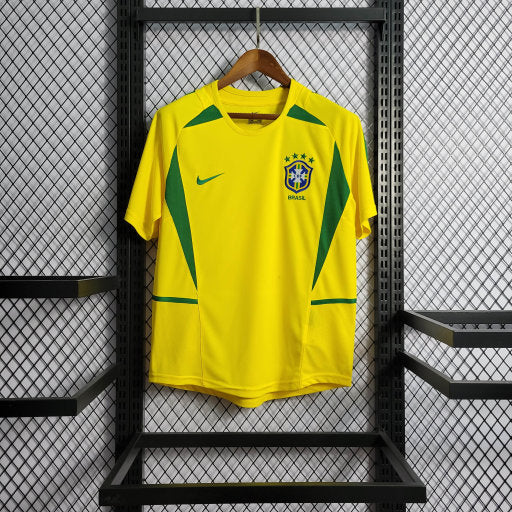 Brésil maillot rétro Domicile 2002
