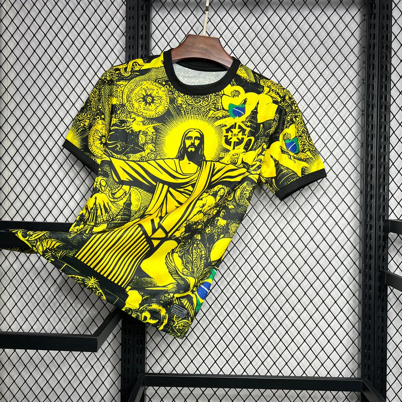 '-Brésil maillot Concept 2024 Jaune