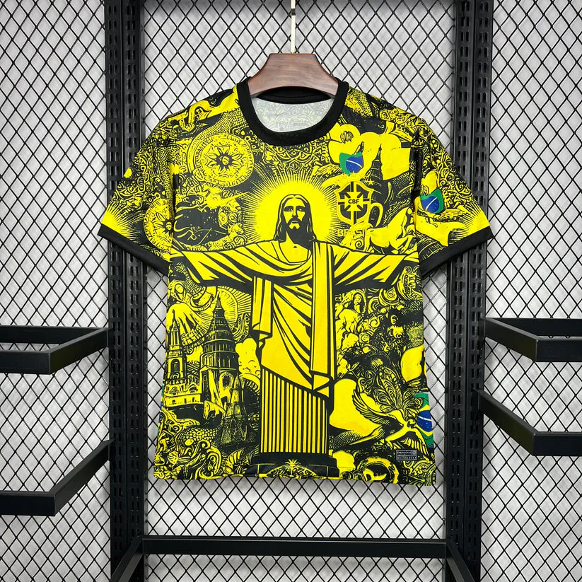 '-Brésil maillot Concept 2024 Jaune
