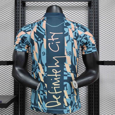 24-25 Manchester City Blue Retro Style Special Edition Shirt