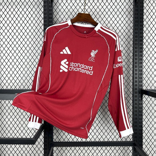 Maillot Liverpool domicile manches longues 25/26