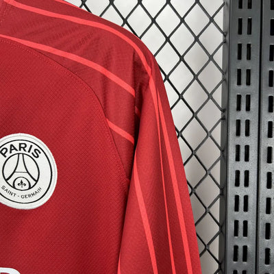 Maillot Paris Saint-Germain manches longues rouge 25/26