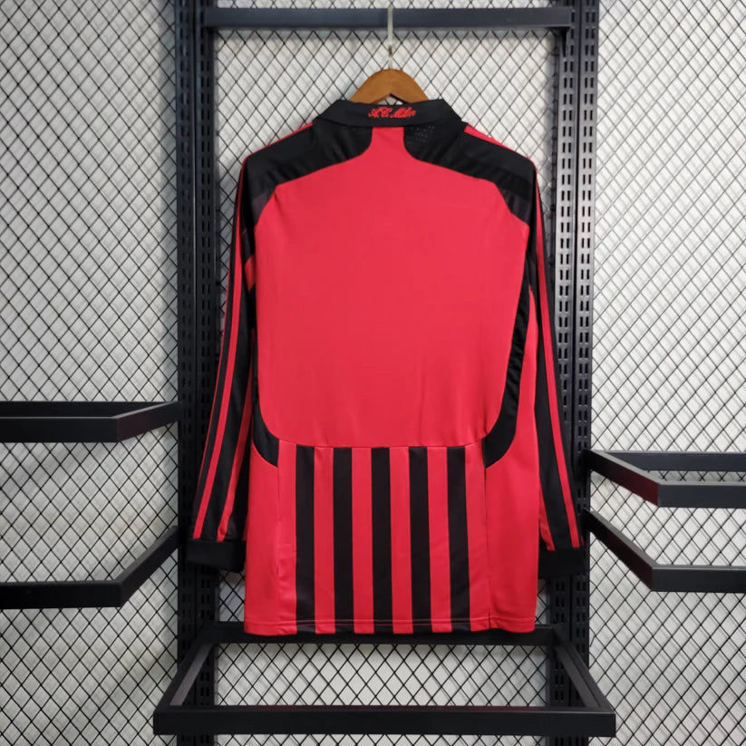 AC Milan maillot retro 2007/2008 Manches Longues