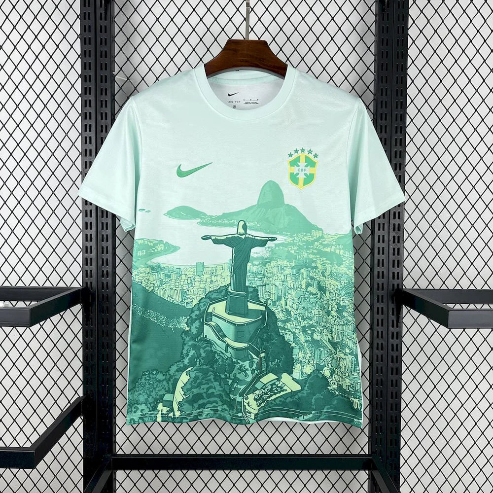 Brésil maillot Concept 2025 Christ vert
