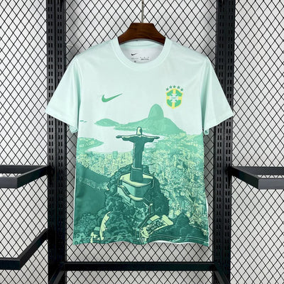 Brésil maillot Concept 2025 Christ vert