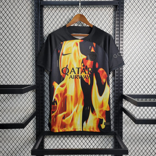 Paris Saint Germain maillot concept 2023/2024 Feu Flammes
