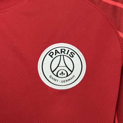 Maillot Paris Saint-Germain manches longues rouge 25/26