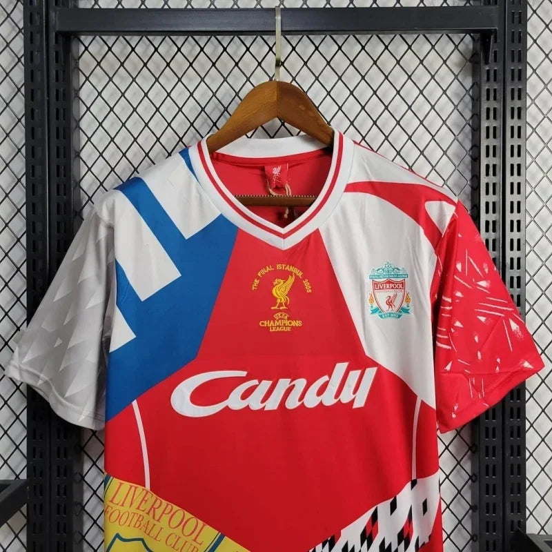 Liverpool maillot retro édition commémorative 2005