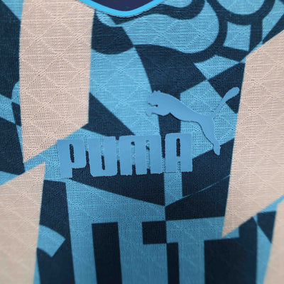 24-25 Manchester City Blue Retro Style Special Edition Shirt