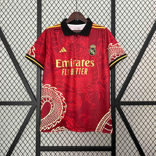 2024/25 Maillot Real Madrid Concept Dragon Rouge