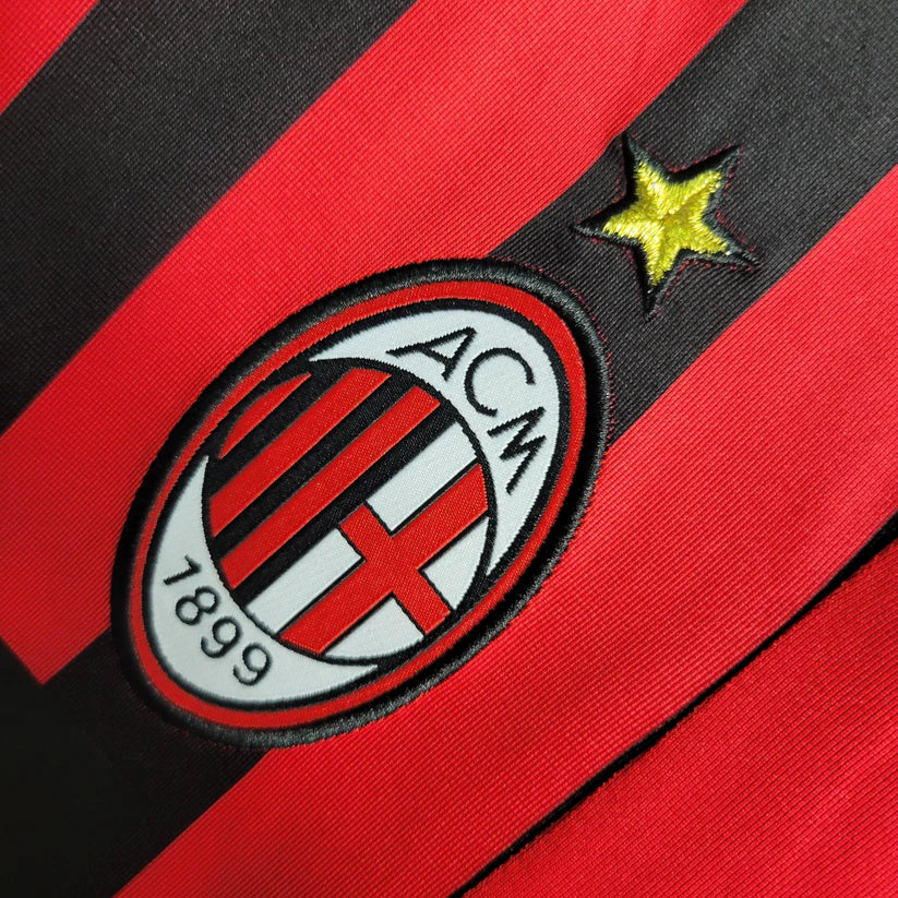 AC Milan maillot retro 2007/2008 Manches Longues